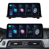 Layar Linux Ultra-Wide 12,8 inci untuk BMW Seri 5 F10 F11 Sistem CIC NBT 8-Core T113 2K QLED 2400*900p Wireless CarPlay GPS