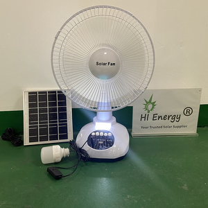 พัดลมพลังงานแสงอาทิตย์ HiEnergy ขนาด 12 นิ้ว แบบพกพา รุ่น HE-SPF-T98 พร้อมแผงโซลาร์เซลล์ในตัว - Product Image 3