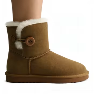 <span class=keywords><strong>Bottes</strong></span> de neige chaudes antidérapantes en polaire et fourrure intégrées de haute qualité, personnalisables avec logo, pour homme et femme, OEM ODM - Product Image 3