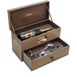 Crown Win Corrugated Wine <b>Box</b> Luxury Gift Packaging for Single Foldable Wine 6 Bottles Gift <b>Box</b> Custom logo Beverage Paper Boxes - Product Image 4