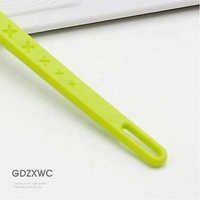 Brosse de nettoyage de clavier PC verte avec poils en nylon antistatiques pour PCB, avec trou de suspension