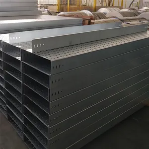 Cable Trunking Custom Size Supplier HDG Hot Dip Galvanized Steel Zinc 150 Perforated Cable Tray