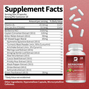 Beworths 60pcs Berberine Capsule Berberine Poudre Supplément À Base De Plantes - Product Image 2