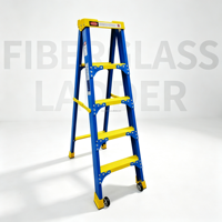 Échelle pliante double face en fibre de verre FRP GRP avec cadre en A