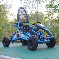 Kart à pédales à essence 125cc à quatre roues, buggy de plage, véhicule de loisirs en plein air pour adultes et enfants.