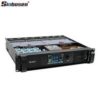 Sinbosen DSP10000Q Amplificateur de puissance audio vidéo classe Td 4x210 W/4ohm Système audio avec processeur DSP
