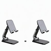 Nouveau support de téléphone réglable en alliage d'aluminium écologique pour tablette et ordinateur portable, compatible avec les coques épaisses