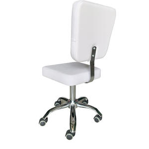 Modern Luxury Pedicure Barber Chair in White Customizable Color Small Spa <b>Stool</b> Plastic Saddle Chair for Salons - Product Image 4
