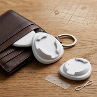 Traceurs GPS AirTags pour Android, mini, lot de 4, localisateur double système, cadeaux promotionnels d'affaires, bracelet personnalisé, 2 Go