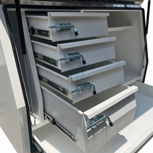 Customized 1200*600*800 Heavy Duty and <b>Waterproof</b> Steel <b>Tool</b> <b>Box</b> with 5 Drawers for Ute Tray Truck Bed Storage Toolbox - Product Image 4