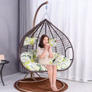 Chaise suspendue en forme de <span class=keywords><strong>nid</strong></span> <span class=keywords><strong>d</strong></span>'<span class=keywords><strong>oiseau</strong></span> balançoire populaire chaise de patio de luxe suspendue en extérieur chaise <span class=keywords><strong>d</strong></span>'oeuf balançoire en rotin meubles <span class=keywords><strong>d</strong></span>'extérieur - Product Image 4