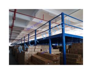 Mzzanine מבנה פלדה חובה כבדה מערכת מדפים תעשייתיים מפוברק - Product Image 1