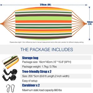 Bán buôn giá vườn bông xách tay võng, vải thoải mái võng, nắm giữ lên đến 660 lbs, tuyệt vời cho cắm trại, ngoài trời - Product Image 3