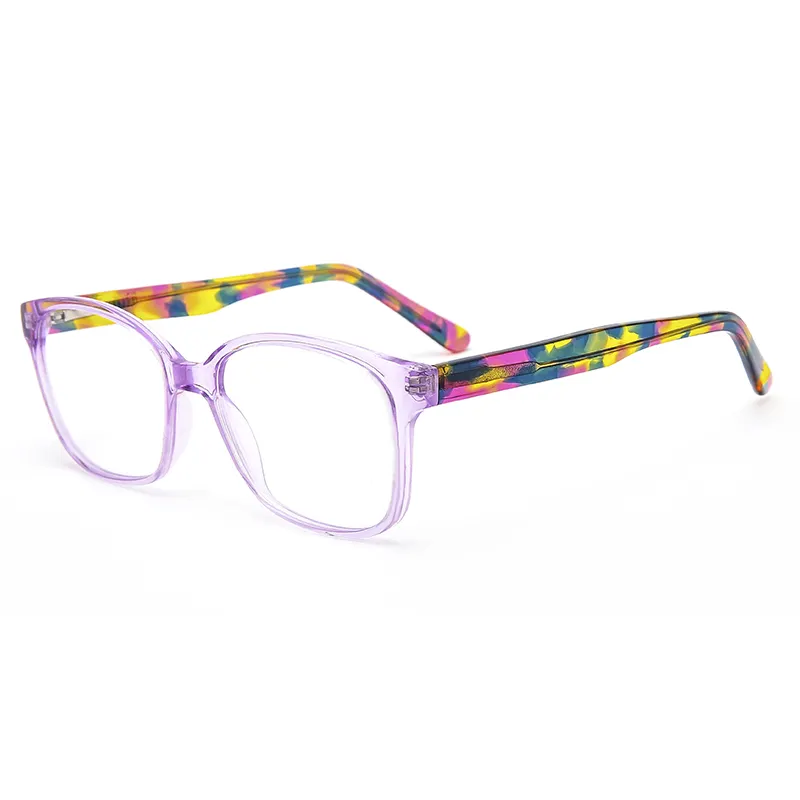 XP2113 Wholesale Cheap Unisex Colorful Acetate Square Optical Frames Glasses