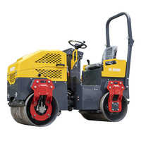 Compacteur routier vibrant à double tambour HIGHTOP 1T 2T 3T Mini à vendre