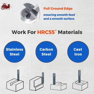 Fresa de acero inoxidable SUS, fresa de extremo de carburo sólido, broca de enrutador <span class=keywords><strong>CNC</strong></span>, herramientas <span class=keywords><strong>CNC</strong></span> para acero inoxidable - Product Image 6