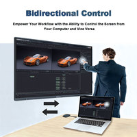 Pizarra Inteligente 4K de 55, 65, 75 y 86 Pulgadas, Pantalla Táctil Interactiva, Pizarra Interactiva para Enseñanza y Reuniones