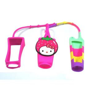 Funda de silicona de dibujos animados personalizada Panda mano grito tubo suave cubierta de lápiz <span class=keywords><strong>labial</strong></span> lindo soporte de brillo de <span class=keywords><strong>labios</strong></span> funda protectora - Product Image 6