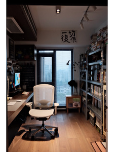 Jingshun hiện đại phong cách màu đen Tủ sách nhà văn phòng phòng khách hiển thị tủ được xây dựng trong tủ sách đồ nội thất tối ưu hóa không gian - Product Image 3