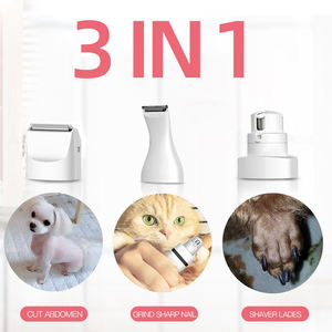 Kit de Peluquería Profesional para Perros Lanumi SH-2301 con Cortadora de Pelo y Lima de Uñas Recargable de Plástico - Product Image 4