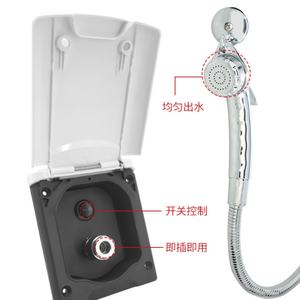 Premium <strong>RV</strong> Exterior Shower Box Kit Motorhomes Caravans Camper with Hose <strong>Faucet</strong> - Product Image 3
