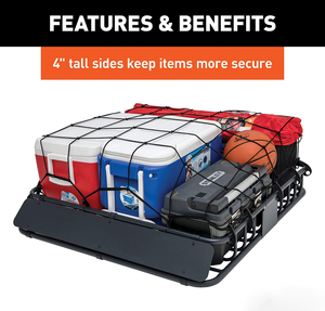 Caja <span class=keywords><strong>de</strong></span> acero <span class=keywords><strong>de</strong></span> encargo del acero del estilo del portaequipajes del coche <span class=keywords><strong>de</strong></span> las bacas del coche 4x4 - Product Image 2