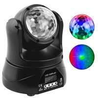30W Mini Doppelseitiger Schwenkbarer Bühnenscheinwerfer RGBW LED Moving Heads Bühnenbeleuchtung DJ