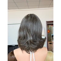 Perruques en cheveux humains SHY Medical, Lace Front, avec ligne de cheveux réaliste, en cheveux humains doux, pour remplacement capillaire en cliniques et usines