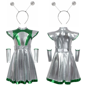 Costume de cosplay extraterrestre d'intelligence artificielle, performance d'Halloween, astronaute adulte, <span class=keywords><strong>robot</strong></span>, jeu de rôle, tenue d'Halloween spatiale - Product Image 5