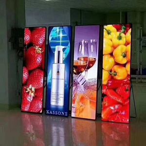 P2.5 p1.86 P2 p1.53 trong nhà HD màn hình điện tử trong nhà di động thông minh quảng cáo Màn hình LED Poster đứng LED hiển thị - Product Image 5