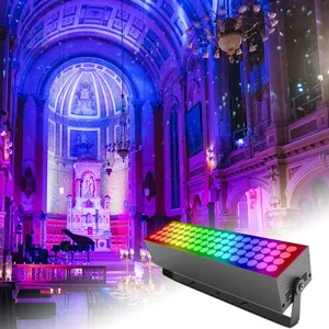 Dmx512 rdm điều khiển không dây LED tường máy giặt RGB đầy màu sắc Dimmable DJ Sân khấu đèn pha cho đám cưới cho thấy buổi hòa nhạc tổ chức sự kiện chiếu sáng