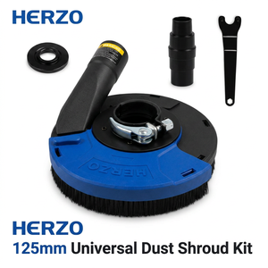 HERZO 125mmプラスチック製丸シャンクアングルグラインダーアタッチメントダストシュラウド 浙江省製 - Product Image 1
