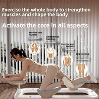 Appareil d'exercice abdominal multifonctionnel, silencieux, réglable, en acier, écologique, portable pour la maison, équipement de fitness pour la santé et l'amincissement de la taille