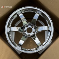 Velg Forged MN 18 Inch 5x120 Te37 SL Chrome untuk BMW E46 M3 E90 M3 E92 M3 F80 M3 F82 M4