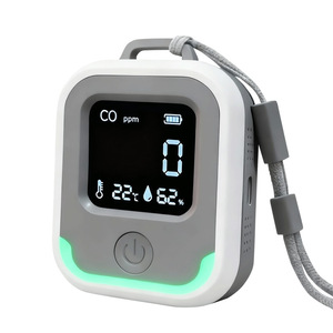 Patentierter 3-in-1 Kohlenmonoxid-Detektor CO Tragbarer Outdoor-Camping-Wohnmobil-Temperatur- und Feuchtigkeitsalarm HD-600 - Product Image 1