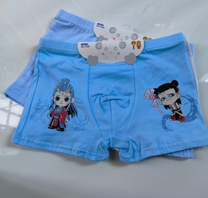 Nuovo Design Personalizzato di Mutande per Bambini in Fibra di Bambù Termica e Cotone con Stampa di Cartoni Animati Cinesi - Product Image 1