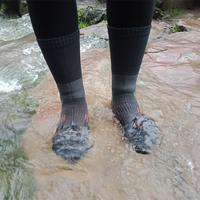 Chaussettes de randonnée et de cyclisme imperméables et respirantes à 100%, chaussettes chaudes pour la randonnée, chaussettes d'hiver