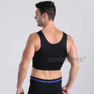 ZEROBODYS 102 Faja for Man Hide Gynecomastia Moob Compression Tank Pullover Chest <strong>Binder</strong> Shaping <strong>Bra</strong> - Product Image 5