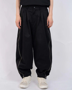 <span class=keywords><strong>Pantalon</strong></span> coupe-vent pour homme, style convertible avec fermeture éclair latérale, respirant, décontracté, polyvalent, élégant, personnalisable OEM ODM - Product Image 2