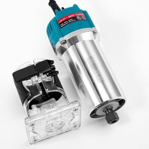 Recortadora Eléctrica Portátil de Mano para Madera 220V/110V, Máquina de Grabado y Perforación para Carpintería, Recortadora Eléctrica de Bordes para Fresadoras de Madera - Product Image 3