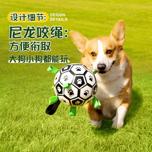 Ballon de football pour dressage de chiens, taille S M, jouet durable pour animaux de compagnie, pour Golden Retriever, Labrador, Corgi, Border Collie, jeu en plein air - Product Image 3