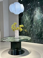 Quartzite vert fleuri du Brésil |   Dalles de quartzite vert de luxe exotique pour la décoration intérieure de villas