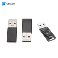 Adaptor perempuan USB-C pria 3.0 USB kecepatan tinggi 10Gbps kustom baru untuk Laptop ponsel perlindungan OTP USB 2.0 PC