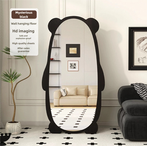 <span class=keywords><strong>Miroir</strong></span> d'habillage pleine longueur d'âge moyen ours en peluche mural grande entrée pour <span class=keywords><strong>miroir</strong></span> de sol de chambre à coucher domestique - Product Image 5