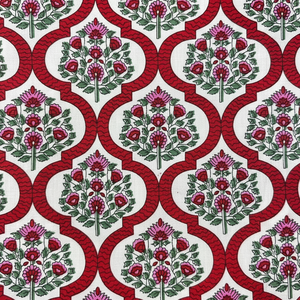 Blocs imprimés floraux indiens faits à la main imprimés doux 100% coton Design Floral imprimé en bois tissu en gros pas cher prix - Product Image 1