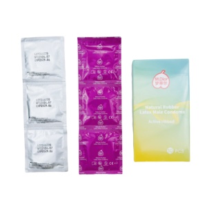 ถุงยางอนามัยมียางซิลิโคนธรรมชาติมีความไวสูงสำหรับผู้ชาย - Product Image 4