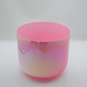 Cuenco de Cristal Alquímico HF para Baño de Sonido Curativo, Cuarzo Transparente, Rosa Opaco, <span class=keywords><strong>Cuencos</strong></span> de Sonido de Cristal de Luz Cósmica para Meditación - Product Image 4