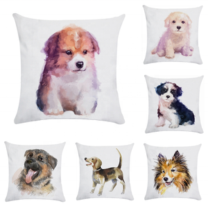 20 pezzi all'ingrosso adorabile cuscino con stampa ad acquerello <span class=keywords><strong>di</strong></span> Design per cani - Product Image 1