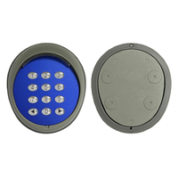 Clavier à code roulant 433 MHz 2 canaux pour opérateur de portail battant, clavier numérique sans fil pour accès à portail coulissant, télécommande d'ouverture