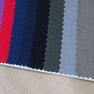 100% cotton 16*16 100*53 220gsm <span class=keywords><strong>Twill</strong></span> vải đồng bằng nhuộm Ripstop chống rách cho đồng phục áo khoác Dresses Hàng may mặc Dệt Phong Cách - Product Image 3